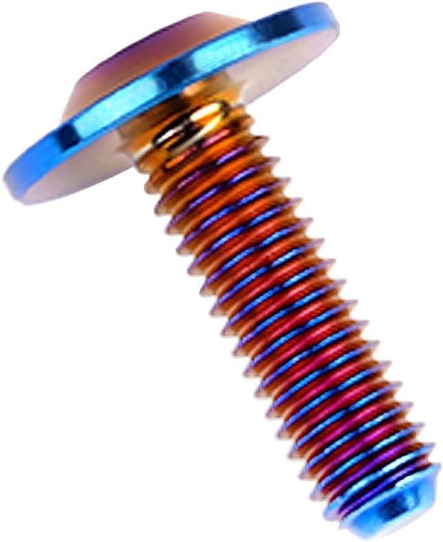 Tornillo titanio Torx M6x15" para bicicleta 6 Uds