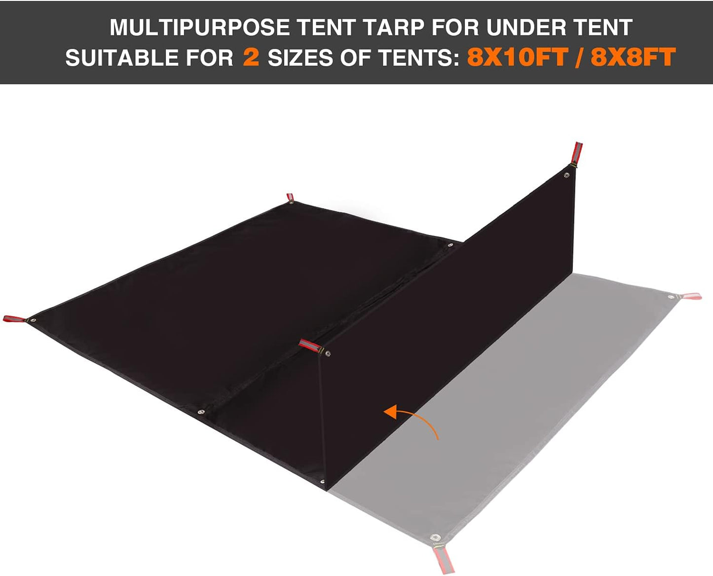 Huella ultraligera lona PU 2000 impermeable