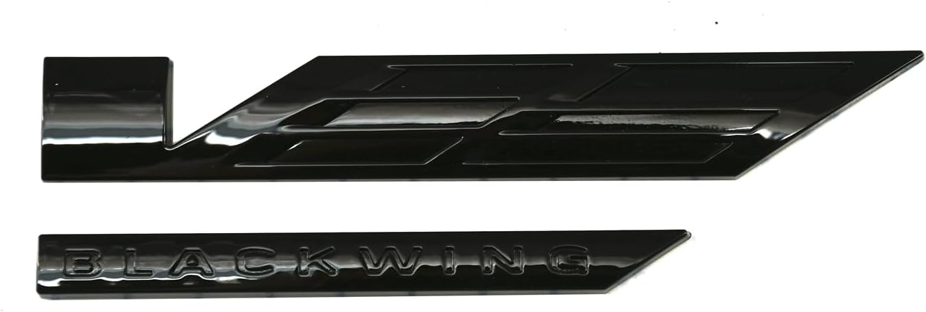 3 Pzas Emblemas V-Blackwing 3D CT4 CT5 2020- Negro