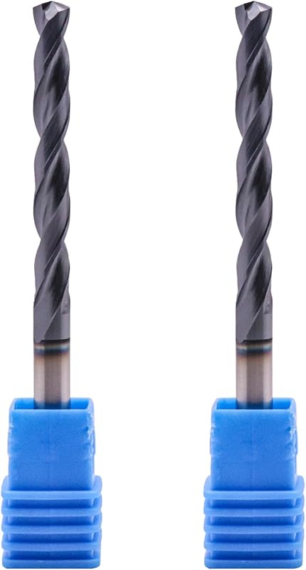 2 Brocas Carburo 3/16pulg AlTiN 136°