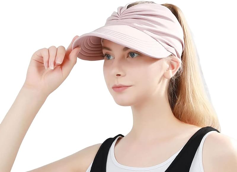 Sombrero visera ancha UV para mujer deporte playa golf