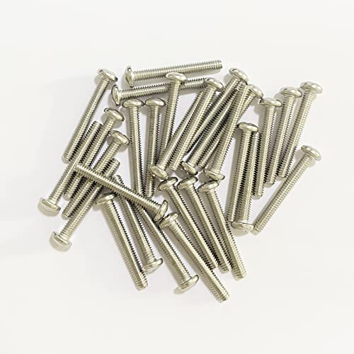 30 Pzas Tornillos 8-32 x 1-1/4 pulg acero inox