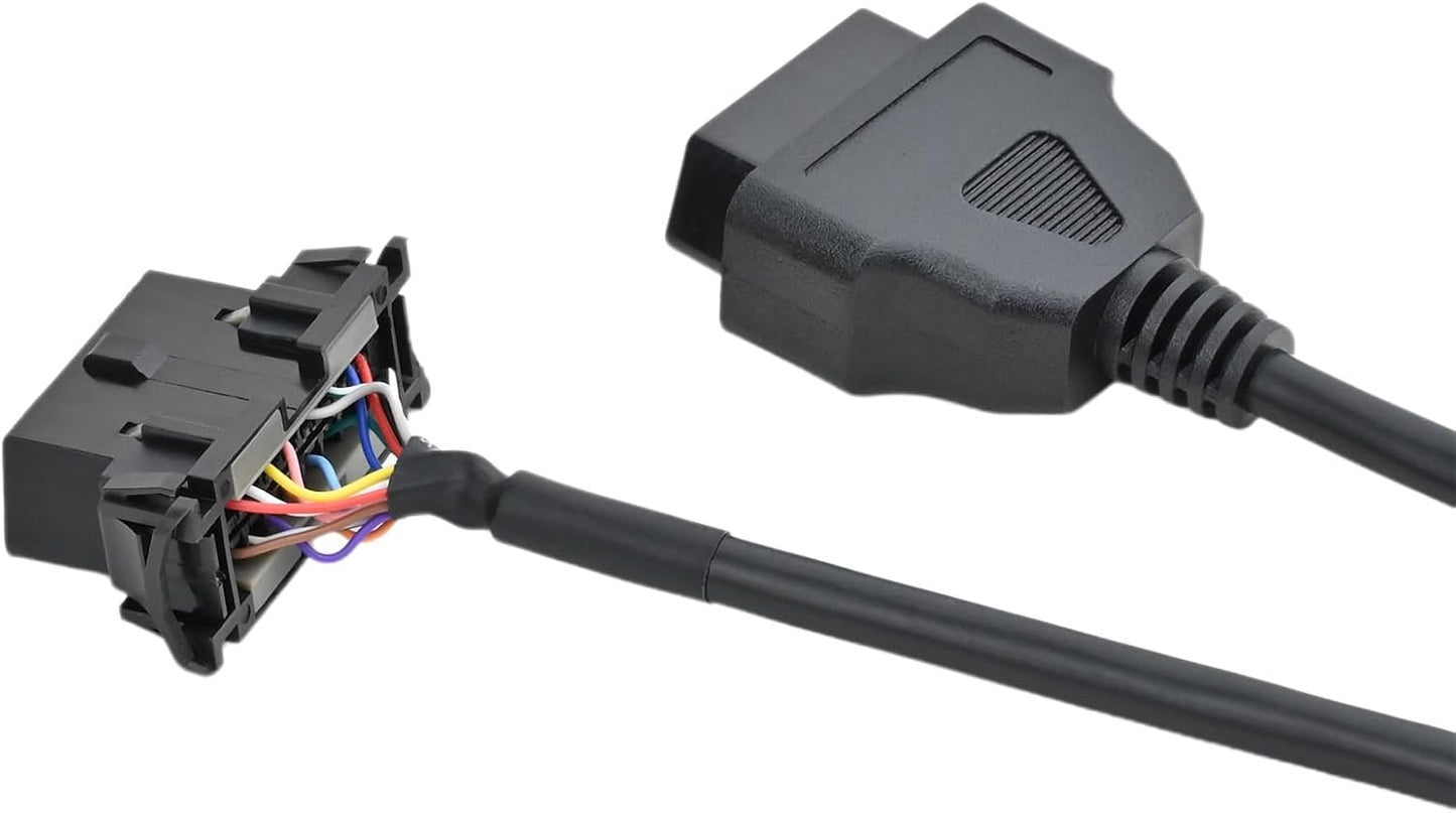 Cable divisor OBD2 tipo Y 16 pines con soporte salpicadero