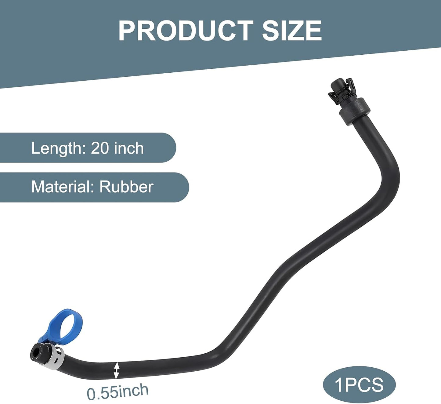 Manguera refrigerante motor Chevy Cruze 1 unidad color negro