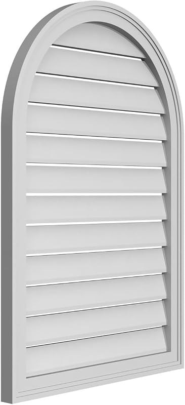 Ventilación PVC dos aguas 26x38" blanco imprimado