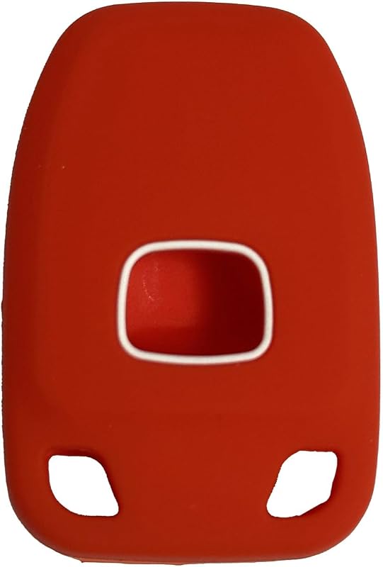 Funda llavero Honda Odyssey silicona 6 botones Rojo