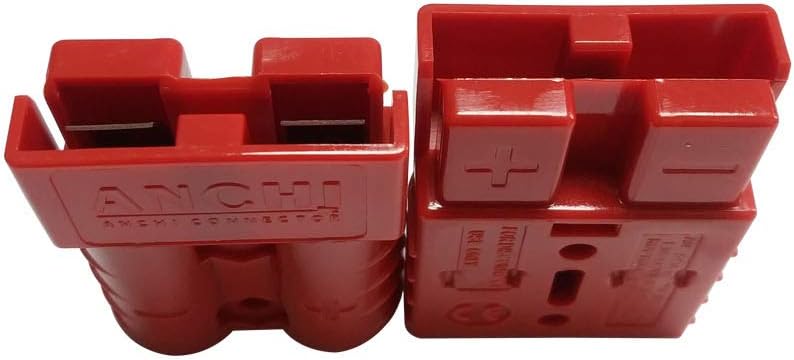 Conector 50A 600V 10 pares para batería 50A rojo
