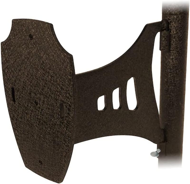 Soporte hombro acero polvo negro grafito marrón