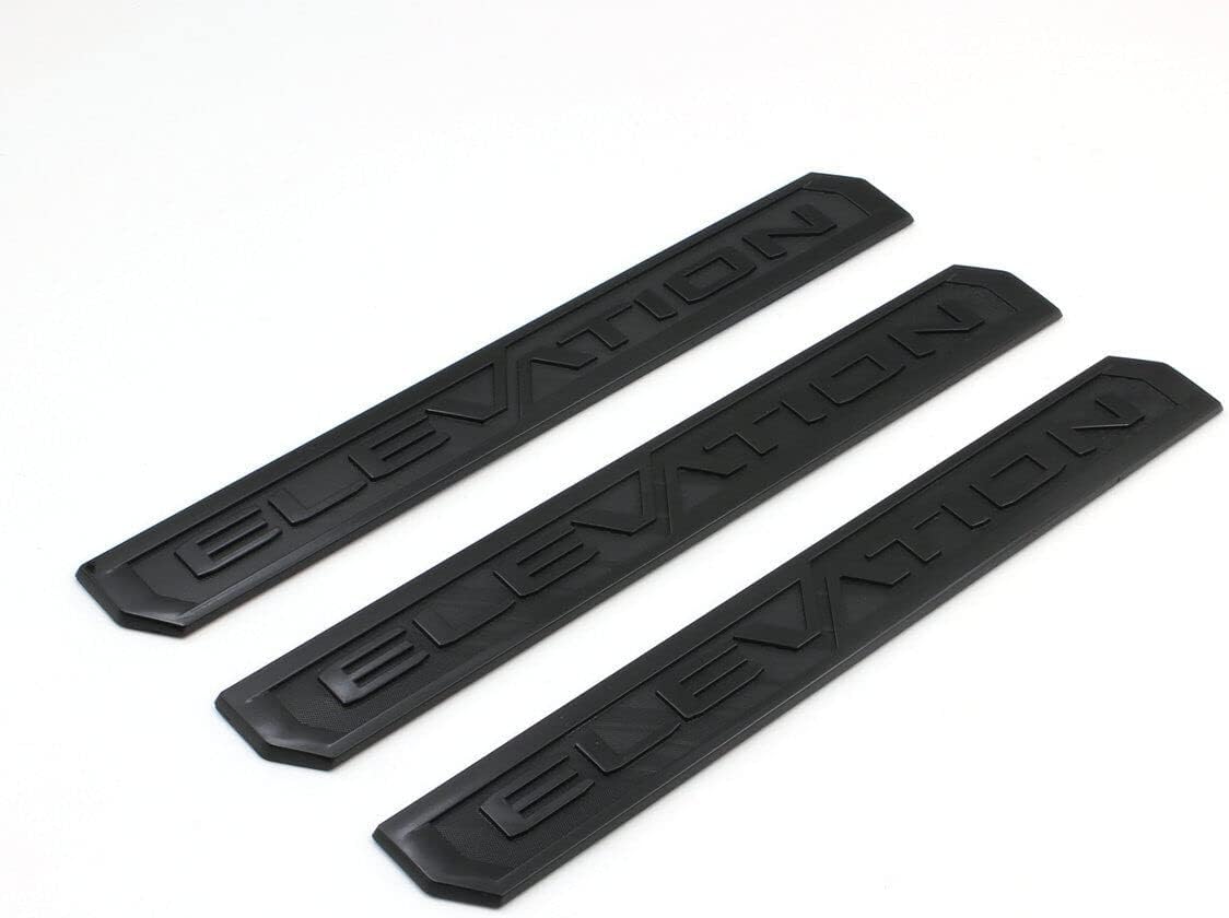 3 Emblemas 3D para puerta trasera Sierra negro