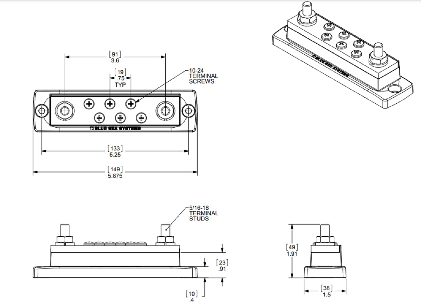 Barra colectora 100A - 250A