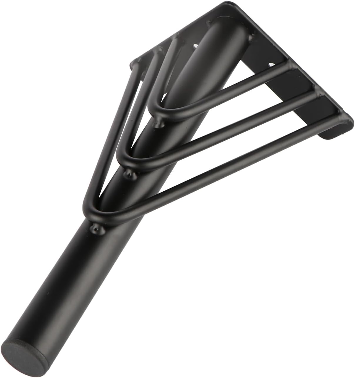 4 Pzas Patas Mesa Triángulo Negro Metal Resistente