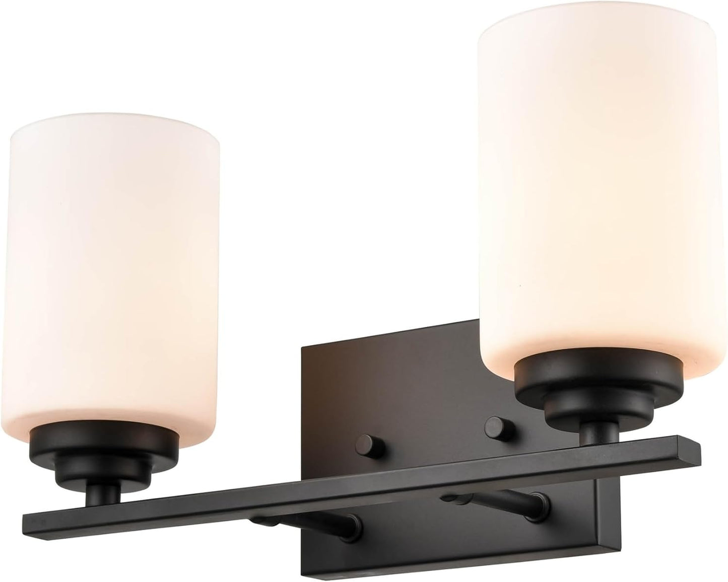 Tocador 2 luces Durham Collection acabado negro