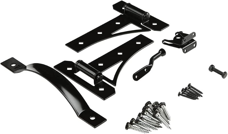 Kit puerta transición N109-314 con pestillo bisagras tirador
