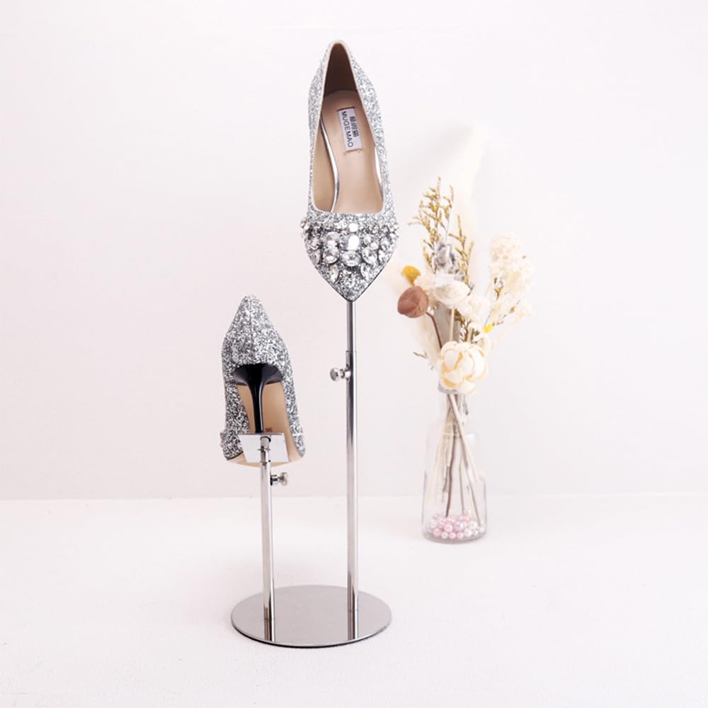Soporte zapatos acero inox ajustable doble cabeza