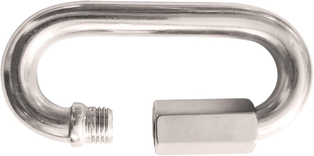 Enlace D acero inox 304 para mascotas y viaje