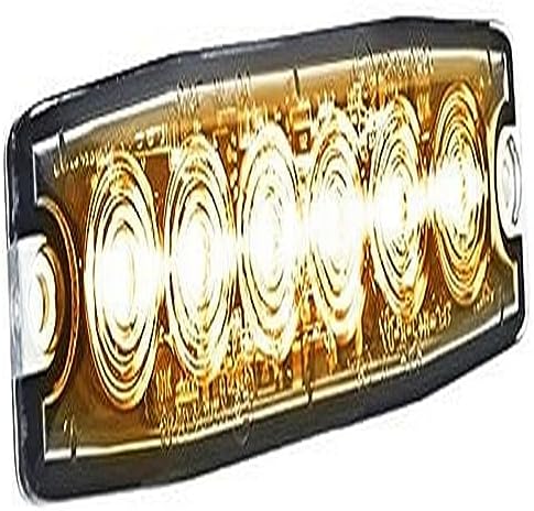 Luz LED MST6 12/24V 23 patrones intermitentes amarillo