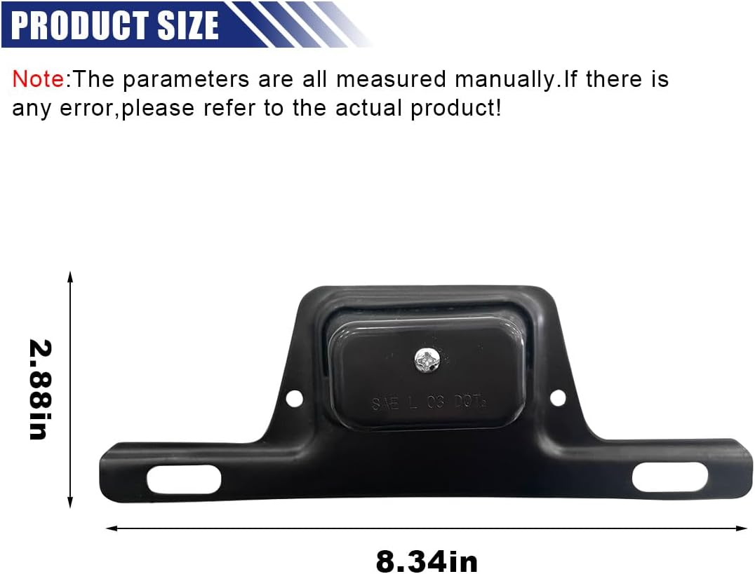 Luz LED cromada 12V para remolque barco camión SUV impermeable