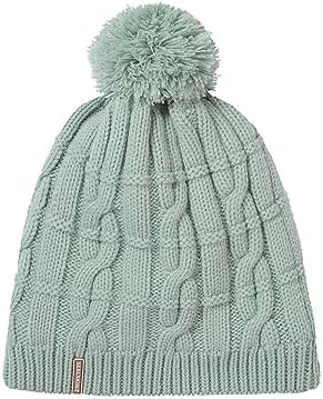 Gorro tejido bobble para clima frío unisex