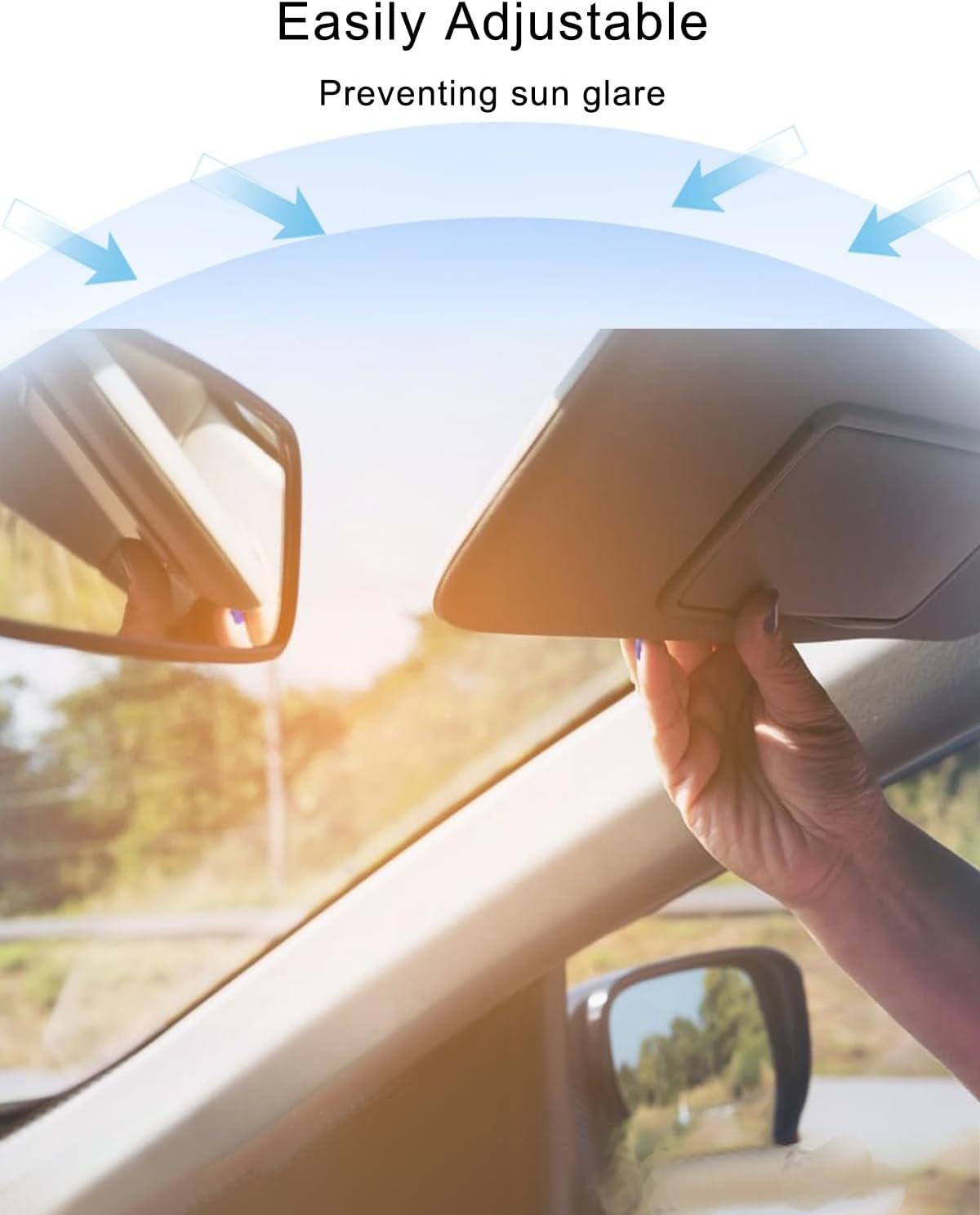 Visera solar derecha con luz toca Nissan Sentra 13-19