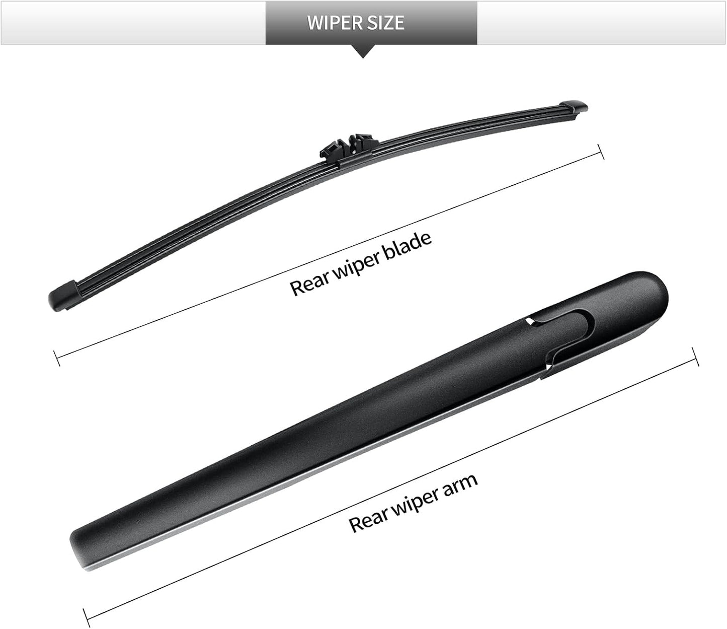 Set limpiaparabrisas trasero Ford Bronco Sport repuesto