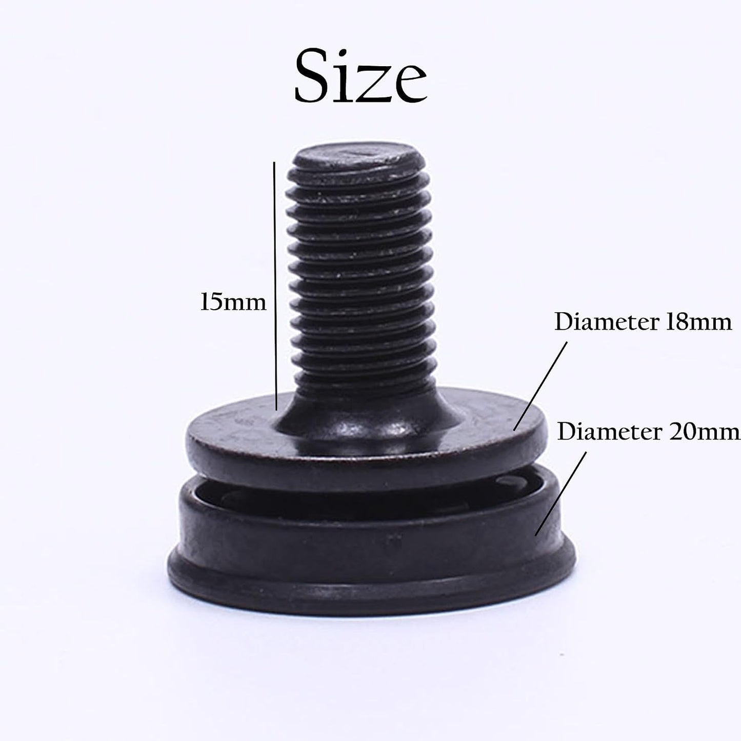 Tornillos brazo hexagonal bicicleta eje 0.315" sin tapa