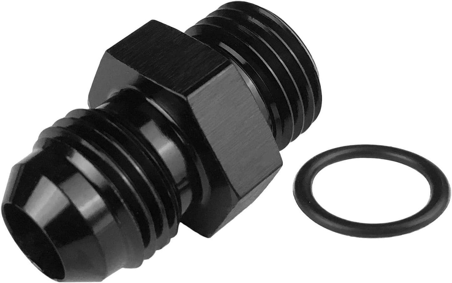 Adaptadores manguera macho y hembra negro