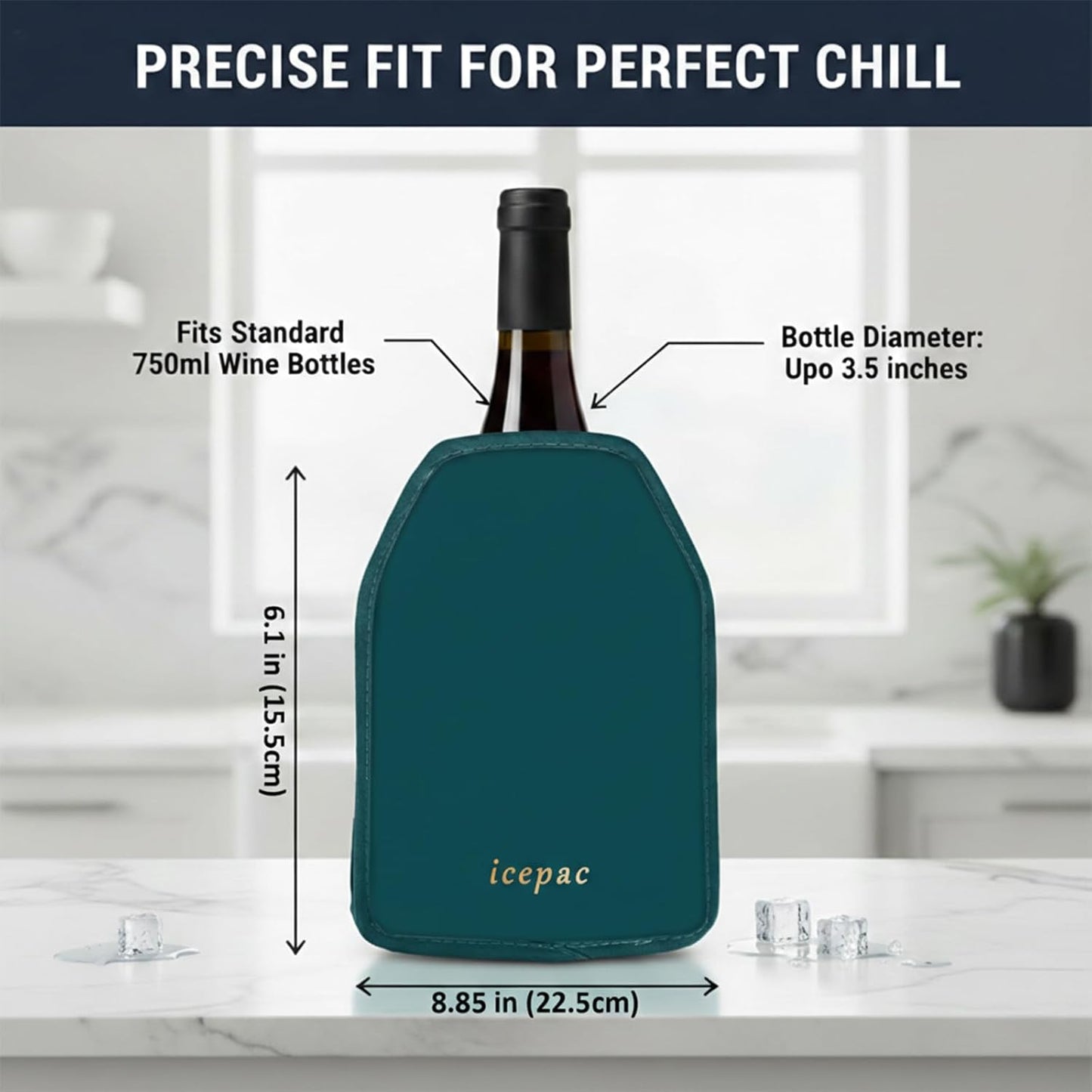 Fundas refrigerantes para botellas de vino prosecco champagne 1pz