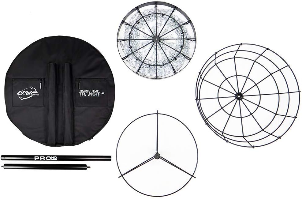 Cesta portátil disc golf 24 cadenas con bolsa
