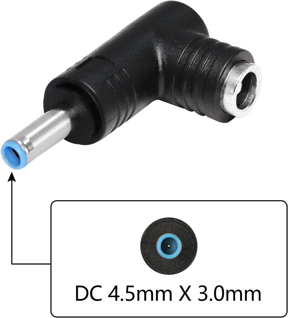 Adaptador CC enchufe hembra macho