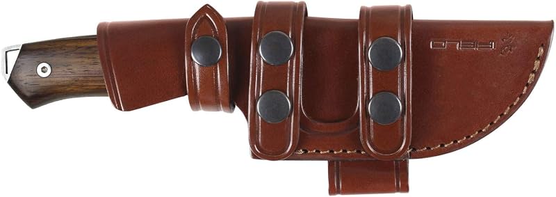 Cuchillo caza entrenamiento hoja satén 4.2" mango cocobolo