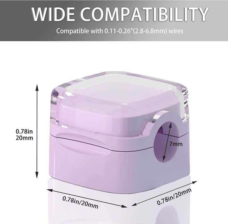 6 Organizadores Magnéticos Cables Ajustables para Hogar Oficina