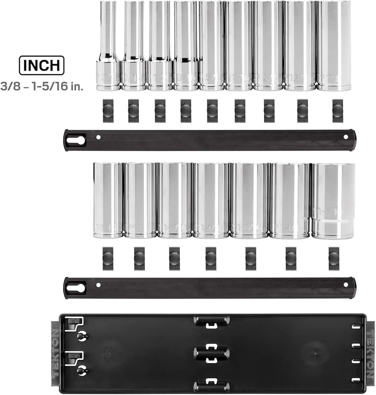 Set llaves vaso 12 puntos 1/2"