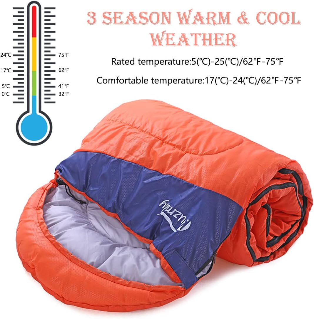 Saco dormir acampar 3 estaciones ligero impermeable