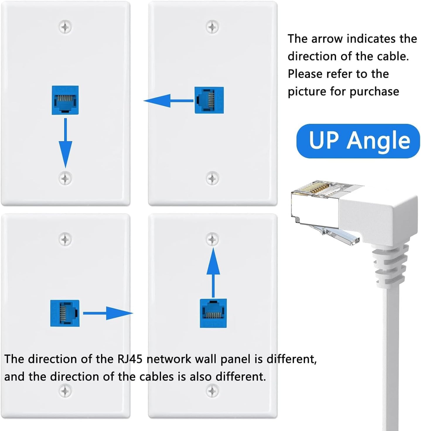 2 Cables Ethernet Cat 6 20ft 10 Gbps Blanco