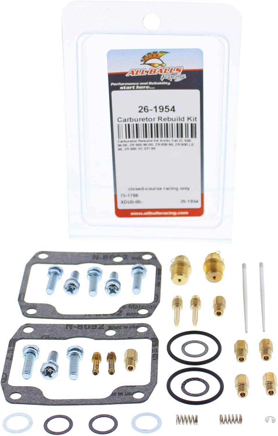 Kit reconstrucción carburador Arctic Cat ZL/ZR 500/600 98-00