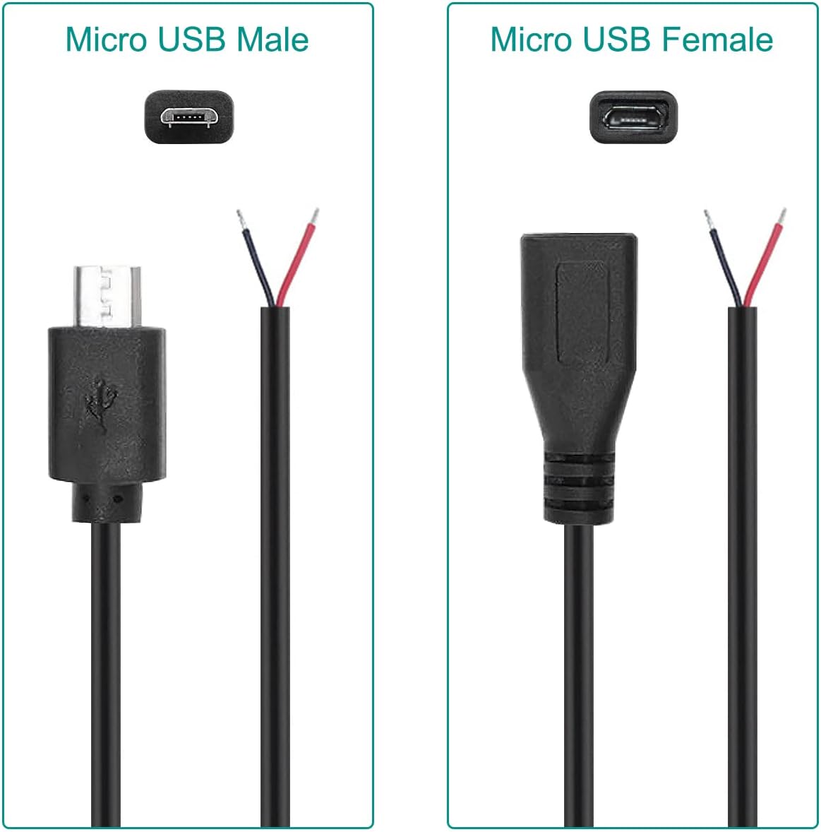 Cable USB 2.0 macho hembra 2 extremos conector para Arduino