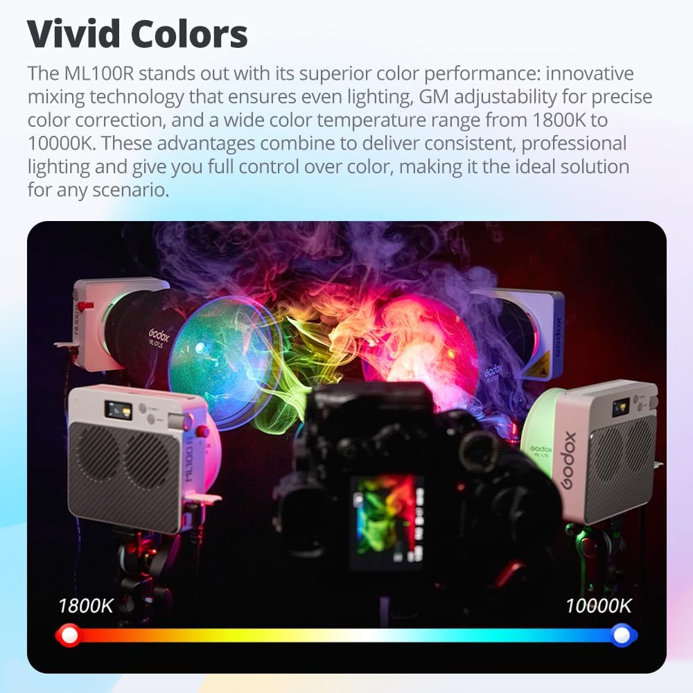 Luz LED RGB control APP filmación