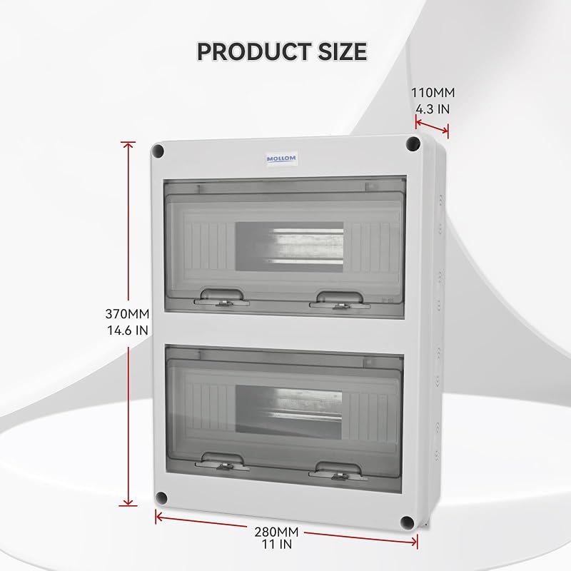 Disyuntor MCB 24 Way caja IP65 interior exterior