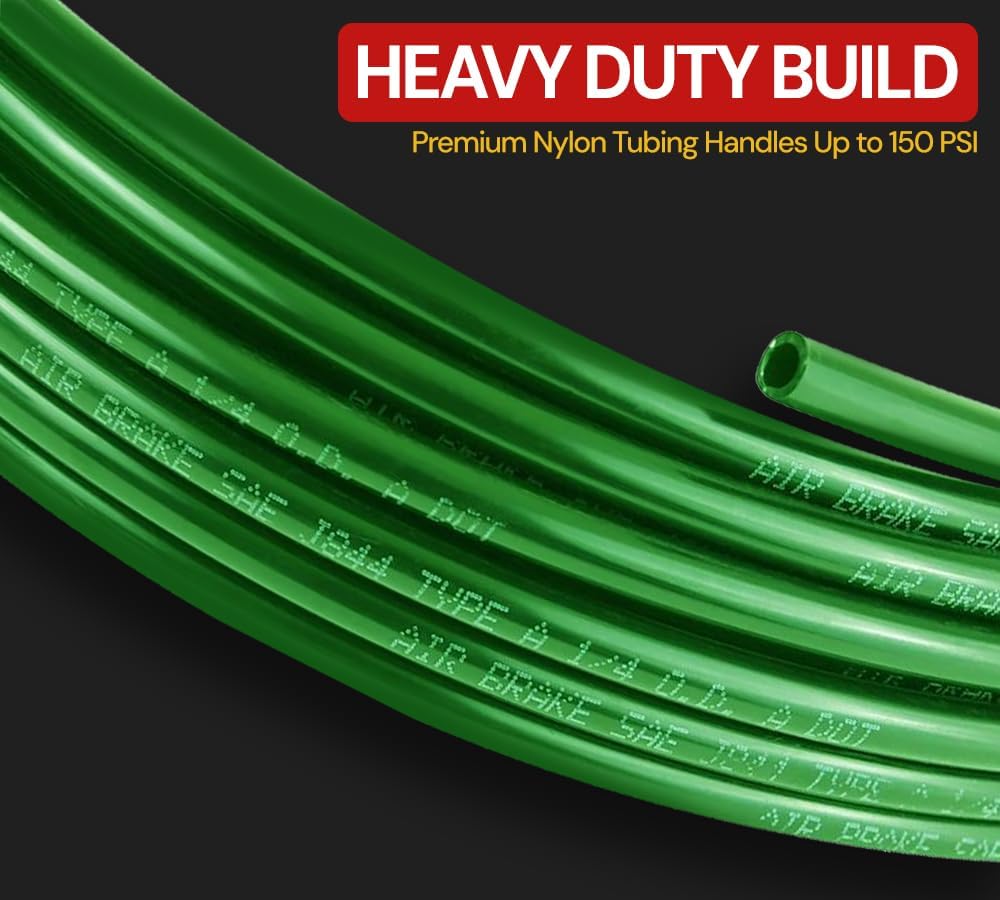Tubo freno aire nailon SAE J844 1/4pulg x100ft aprobado DOT