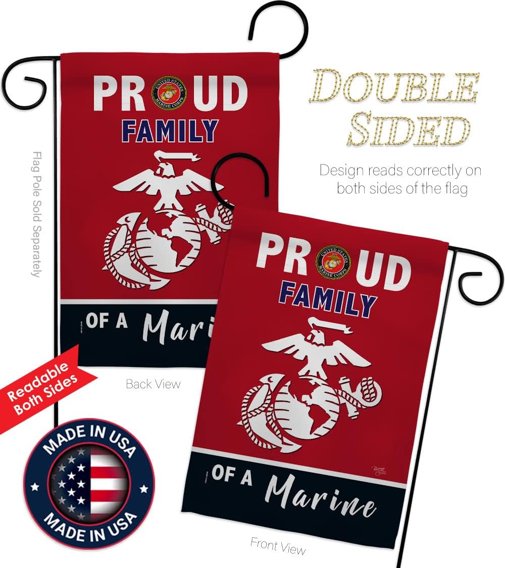 Bandera Cuerpo de Marines USMC 13x1 para patio
