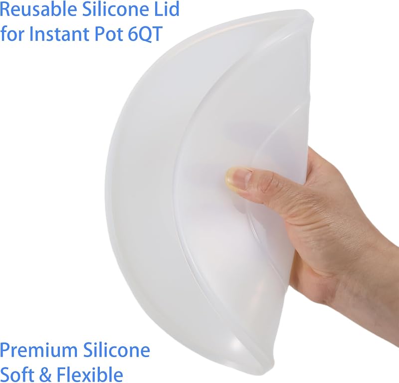 Tapa silicona para Instant Pot 5 y 6qt reutilizable