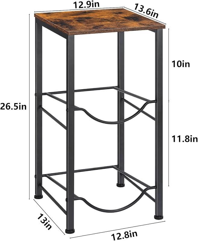 Organiz. botellas agua 5gal con estante soporte jarra