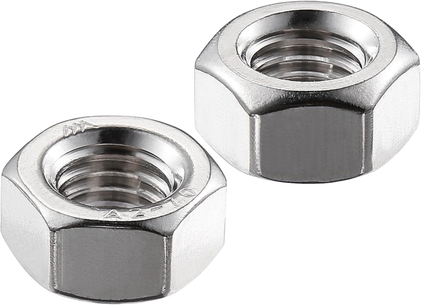 Tuercas hex 1/2-13 acero inox 304 200pzas