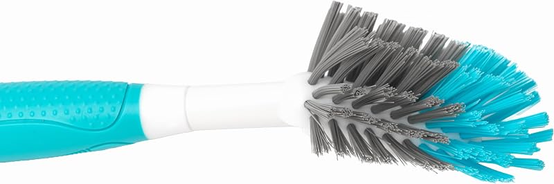 Cepillo cocina resistente mango ergonómico cerdas antiarañazos