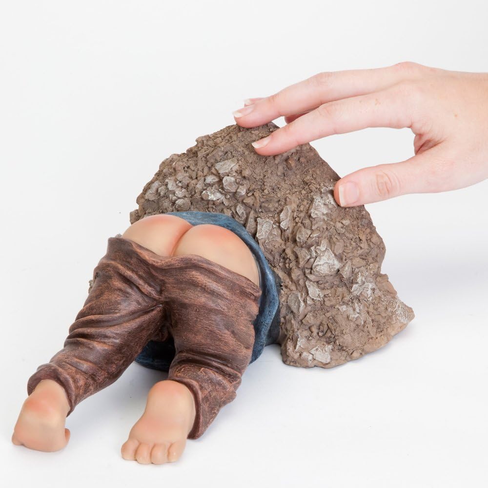 Estatua jardín Little Digger poliresina duradera