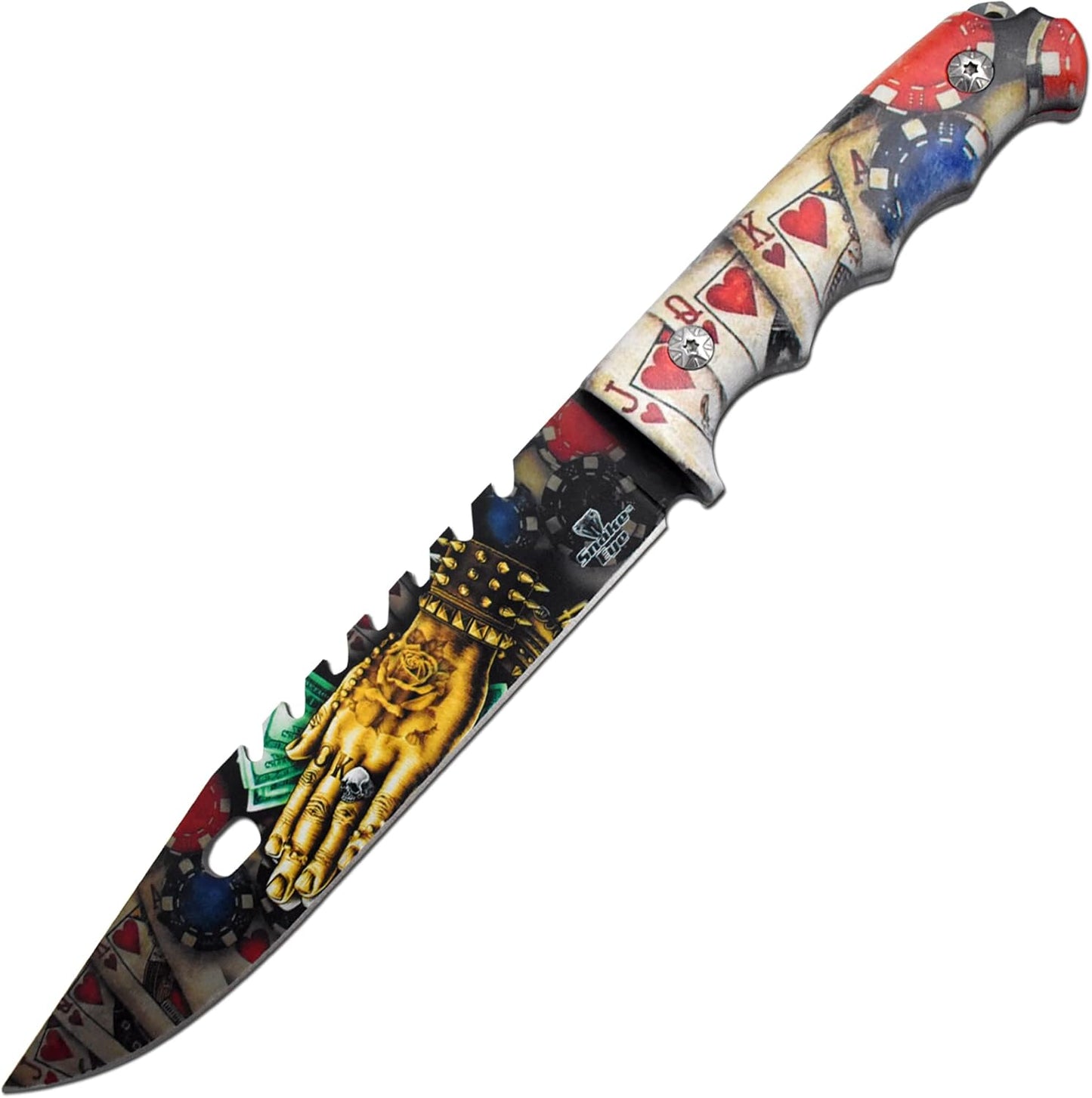 Cuchillo EDC caza exterior camping full-tang 13pulg
