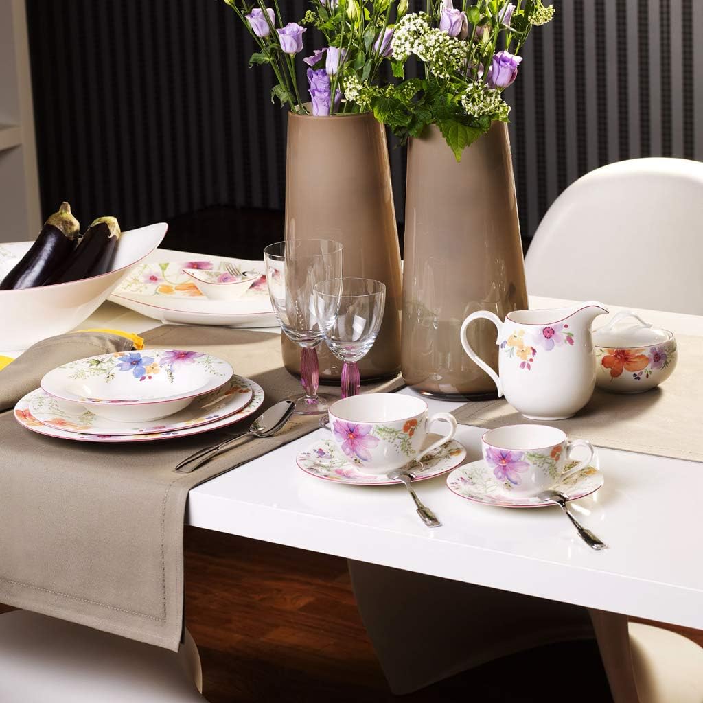 Platillo porcelana decoración flores 6.3in