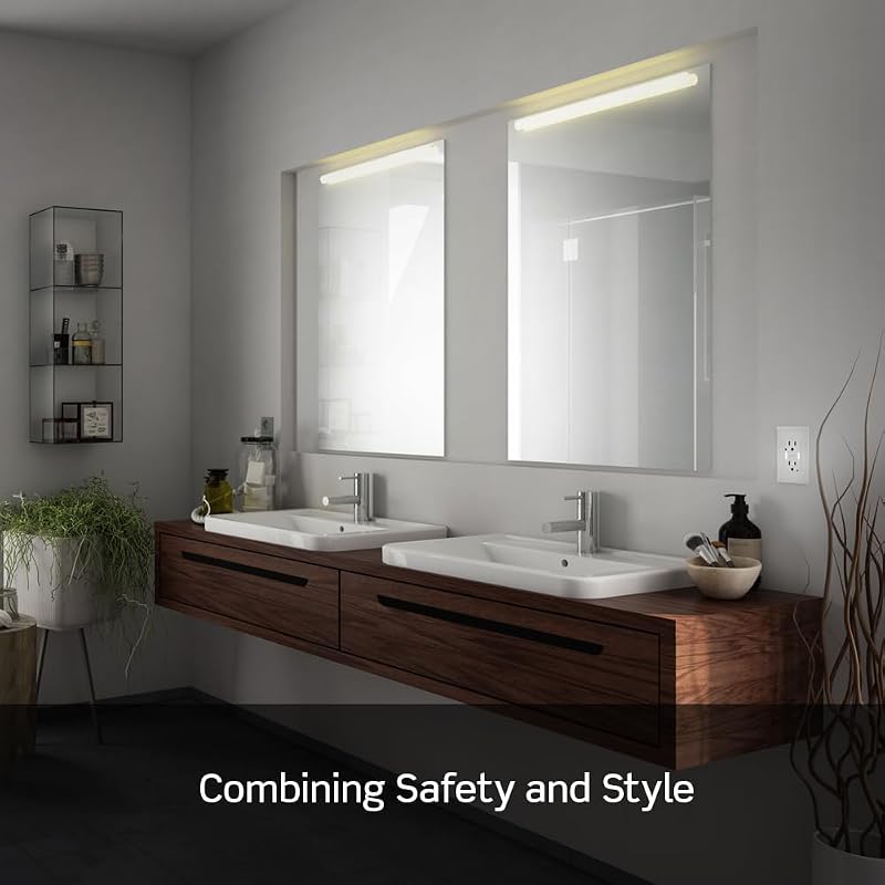 Toma corriente GFCI SmartlockPro con luz LED