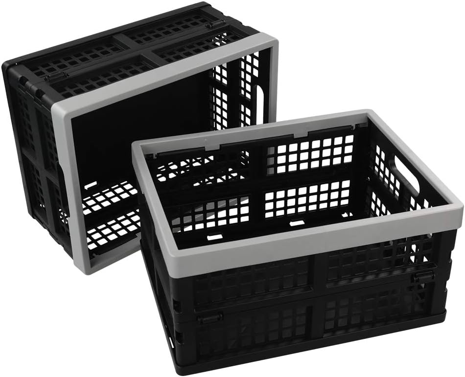 Cajas plástico plegables 16L 2 Pzas