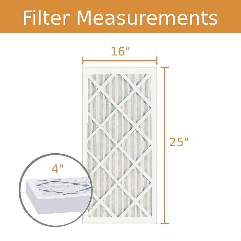 Filtro aire plisado Sterling Seal 16x25x4" MERV 8